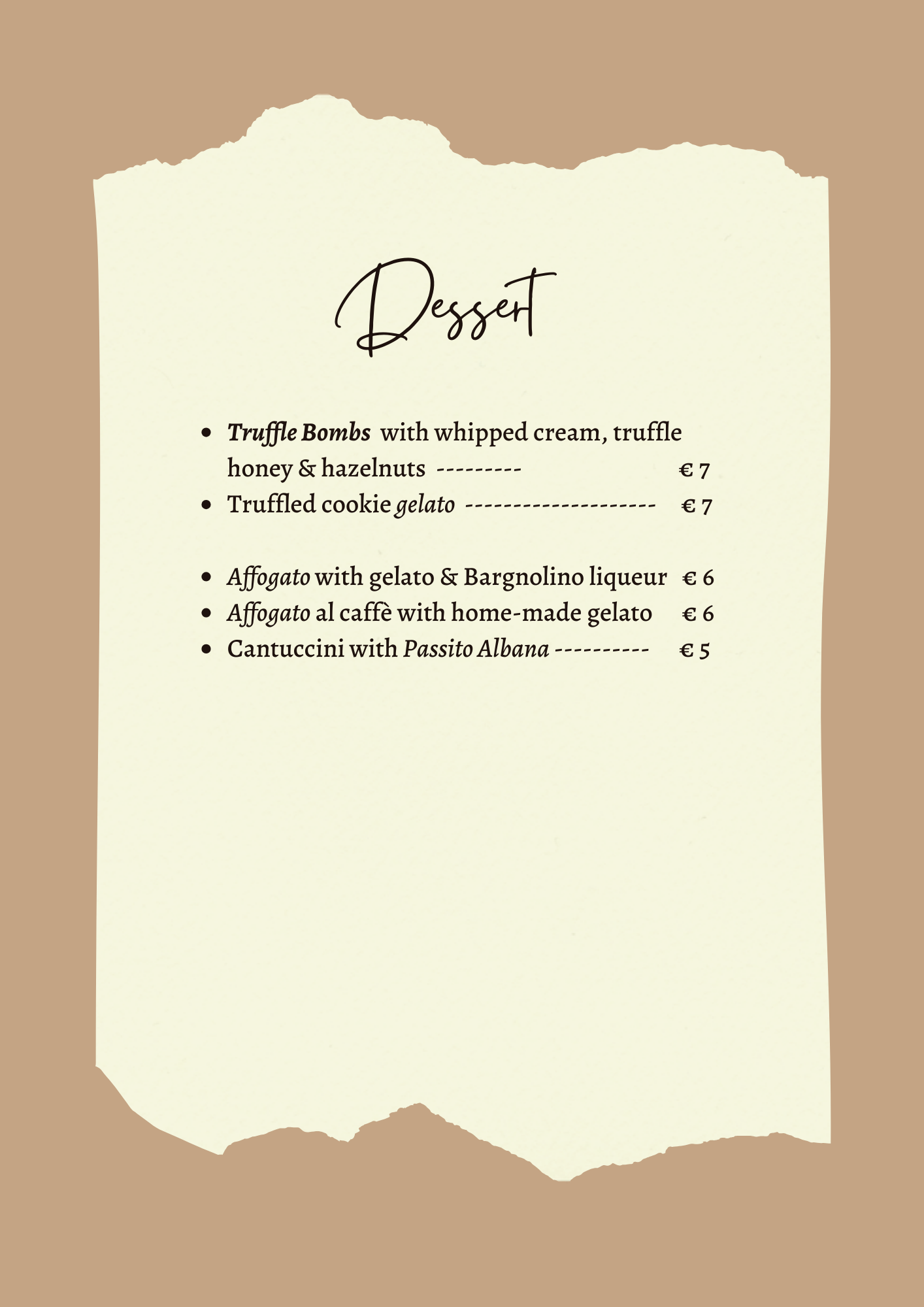 Home Restaurant - il Borgo del Tartufo - Pranzo o Cena al tartufo