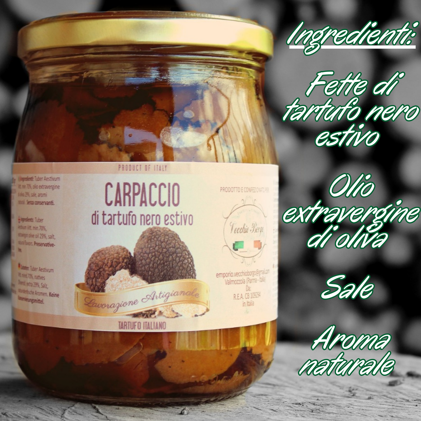 Sommertrüffel-Scheiben 60g/500g