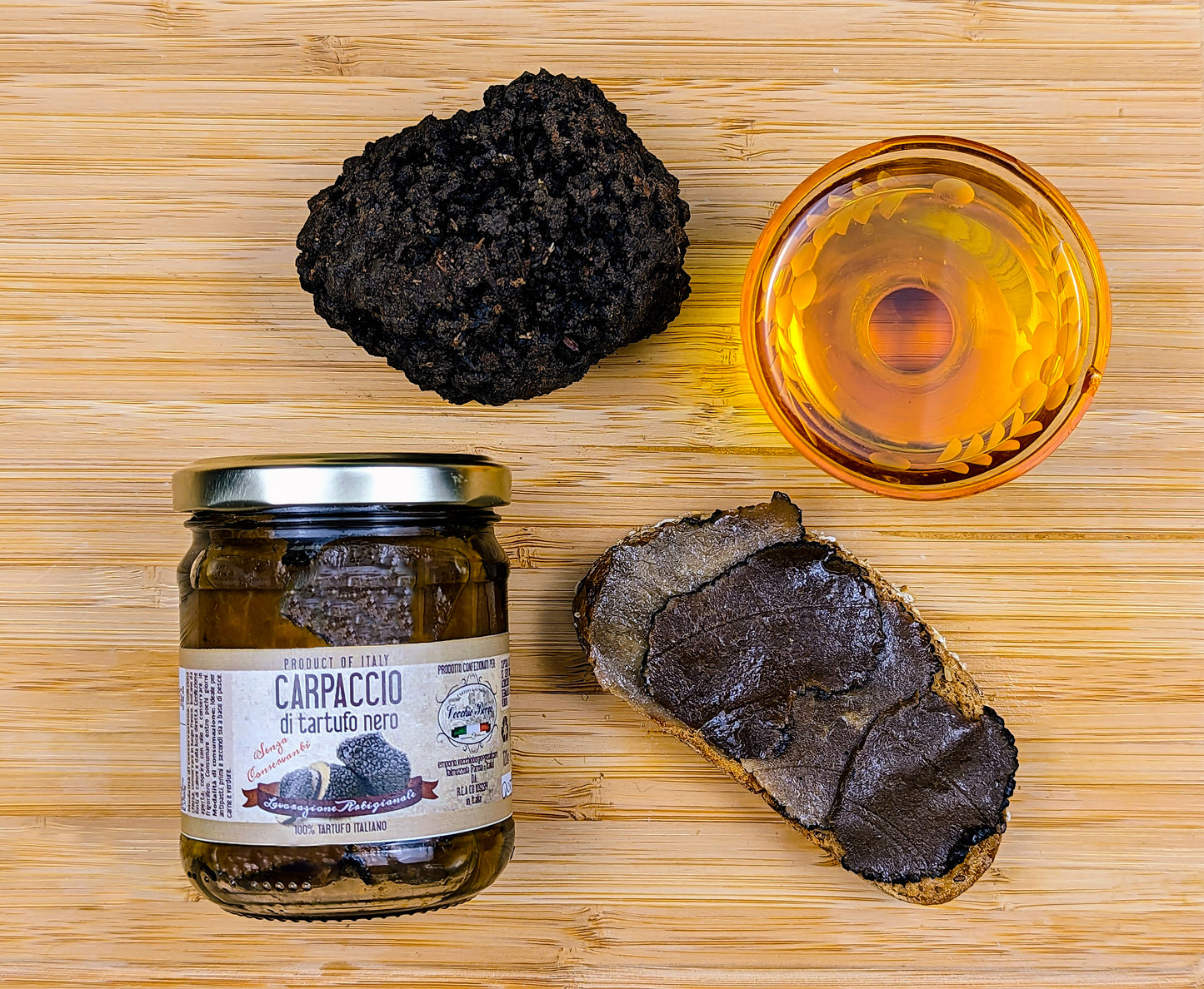 fette di tartufo nero estivo scorzone fresco