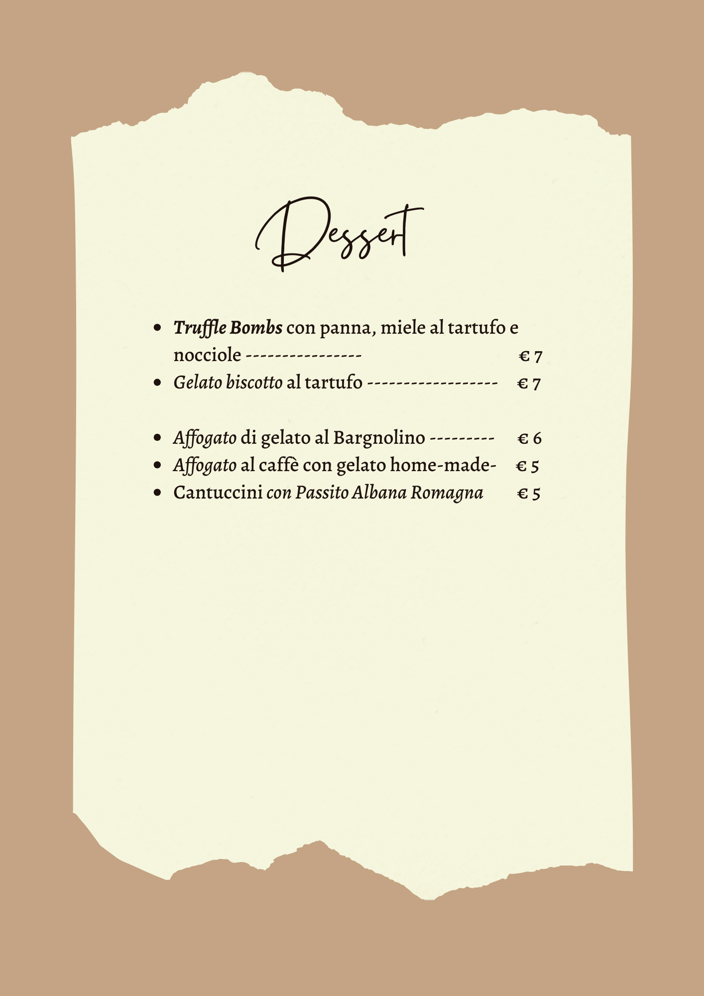 Home Restaurant - il Borgo del Tartufo - Pranzo o Cena al tartufo