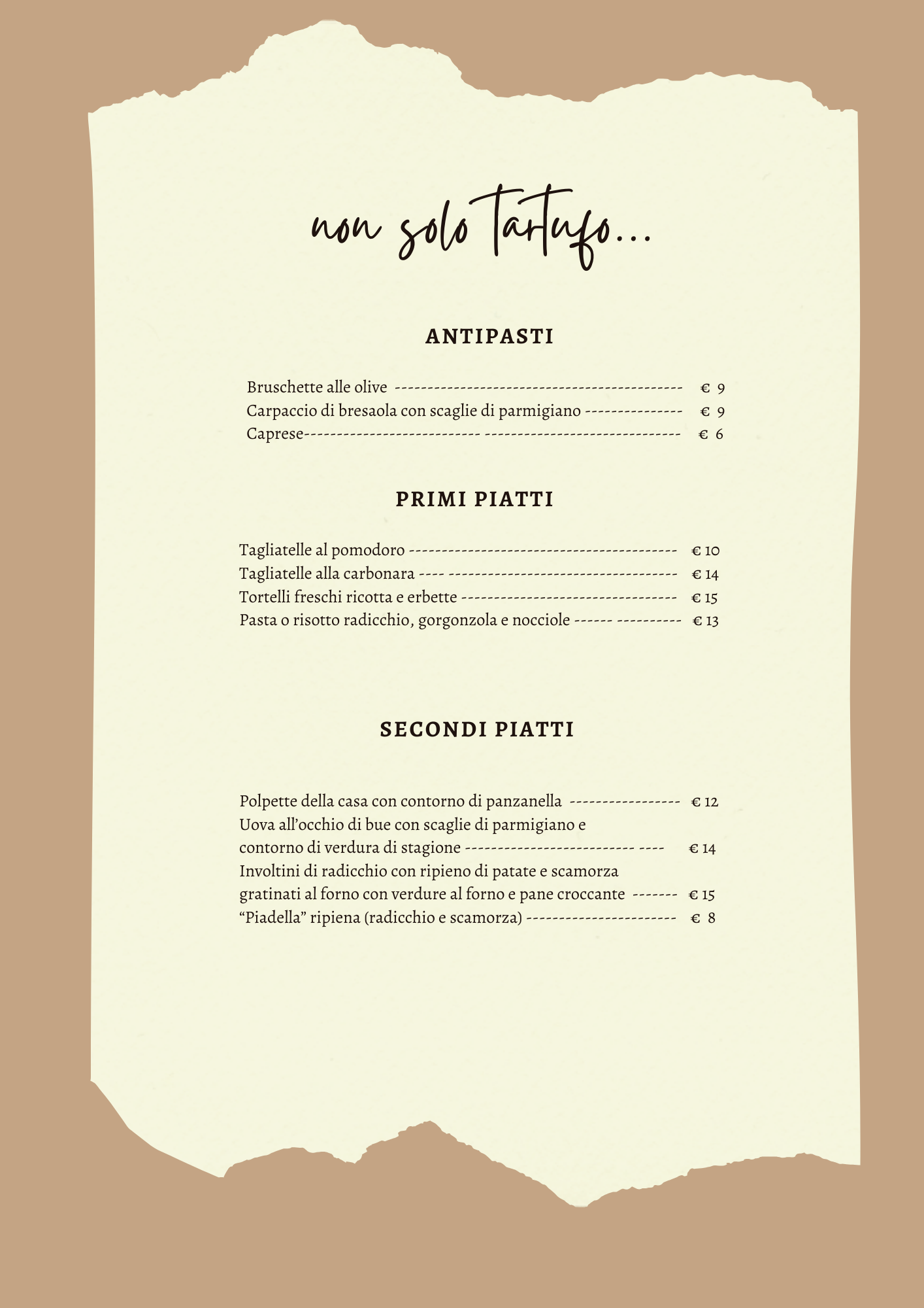 Home Restaurant - il Borgo del Tartufo - Pranzo o Cena al tartufo