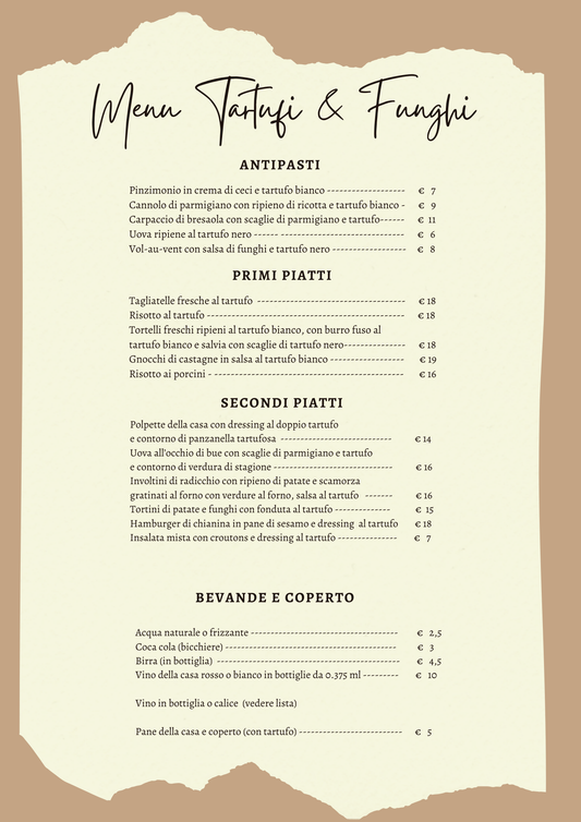 Home Restaurant - il Borgo del Tartufo - Pranzo o Cena al tartufo