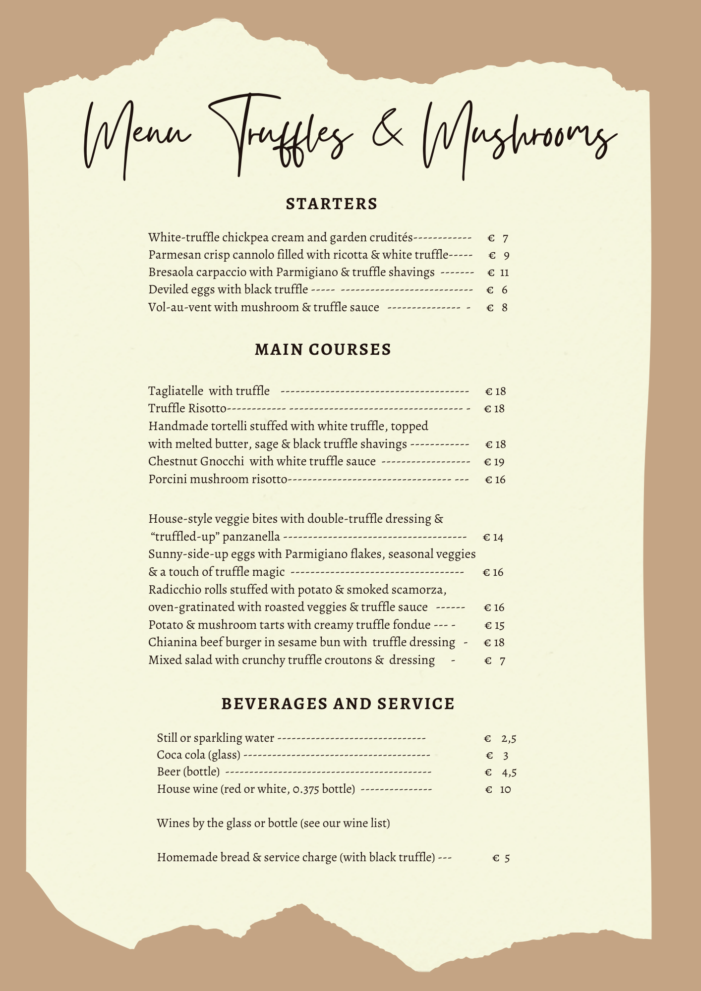 Home Restaurant - il Borgo del Tartufo - Pranzo o Cena al tartufo