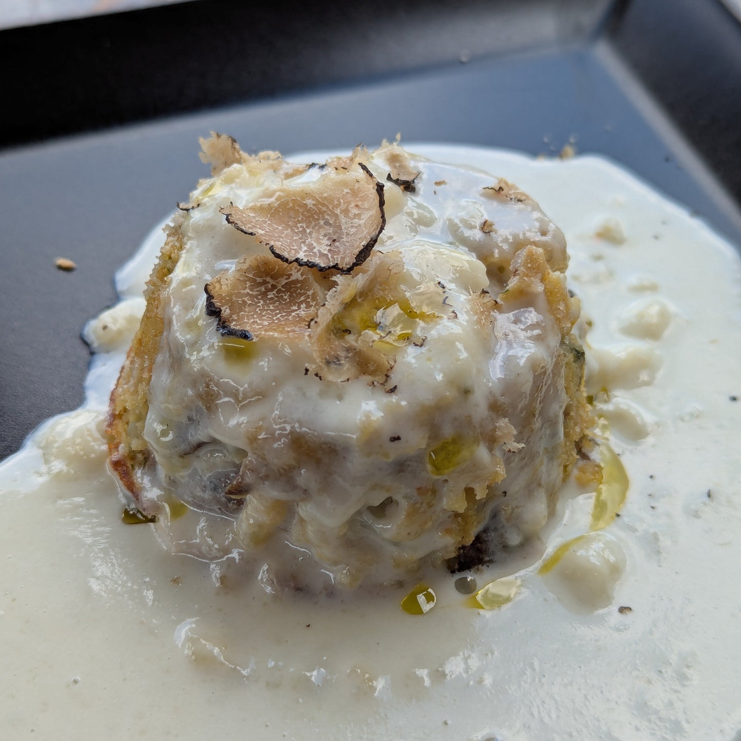 Tortino ai porcini e tartufo